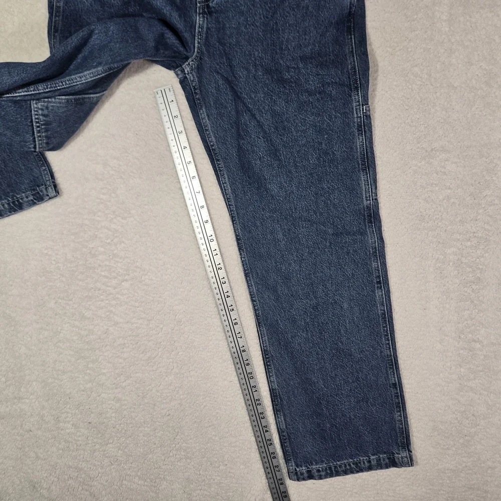$120 Levis Workwear Loose Overalls Mens Size Small Denim Cotton Blue S